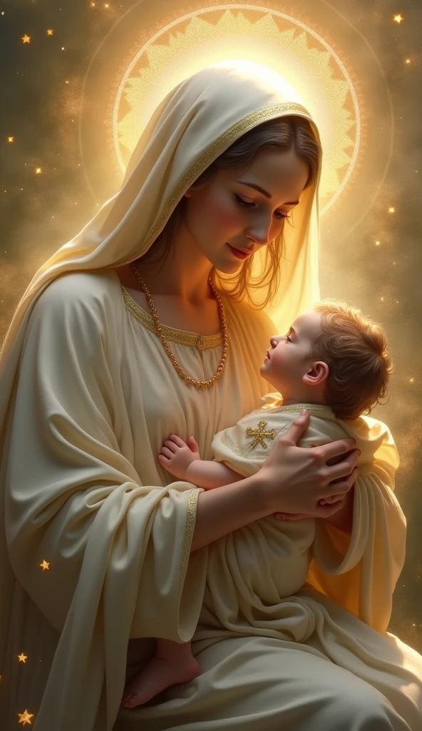 Virgin Mary breastfeeding the Jesus