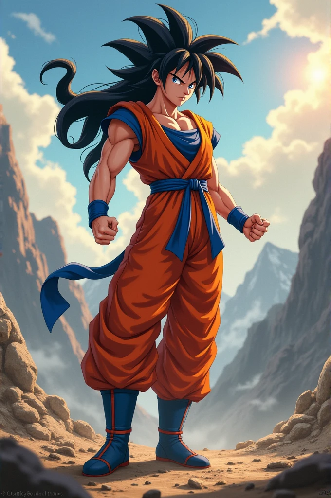 As a female version of Goku