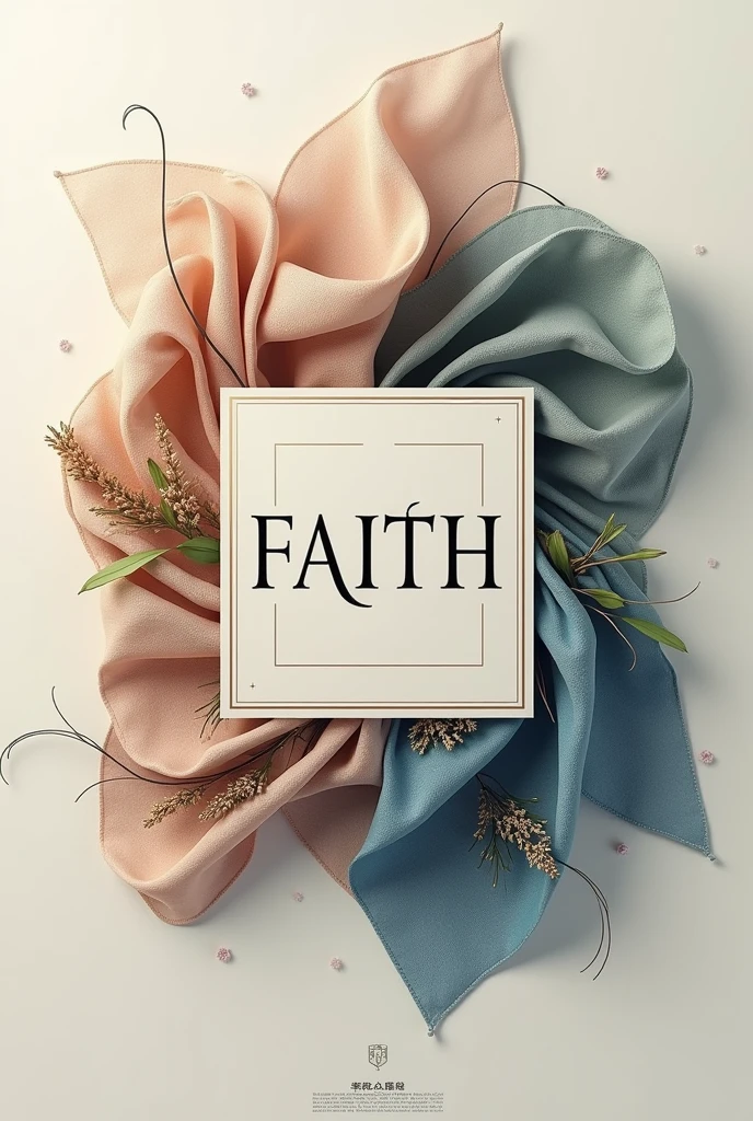 A logo for a textile company named FAITH must have something characteristic of clothing and beautiful typography.