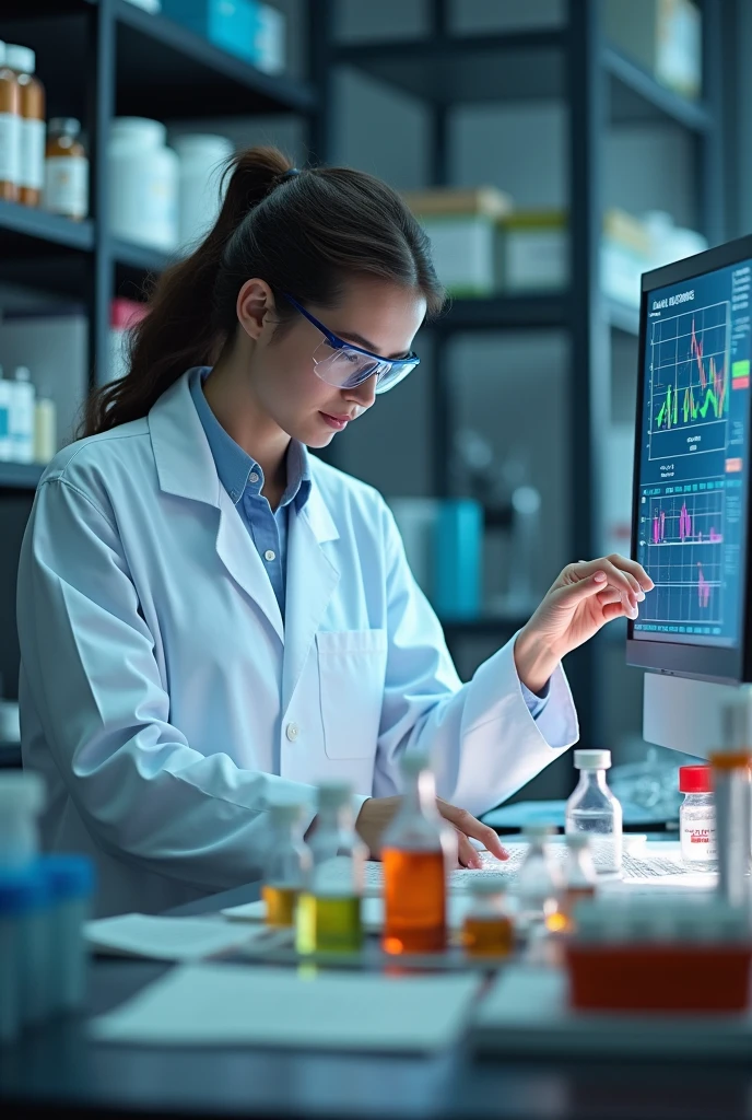 Person working in animal nutrition