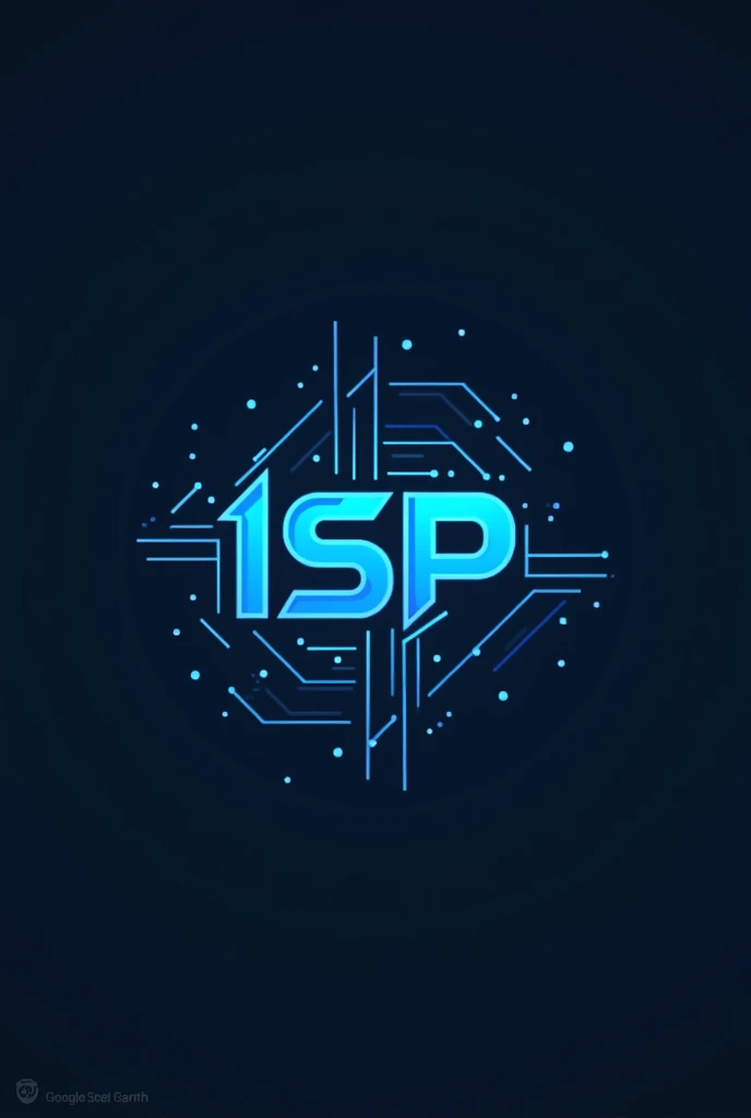 Logo referring to technical support with the initials ISP 