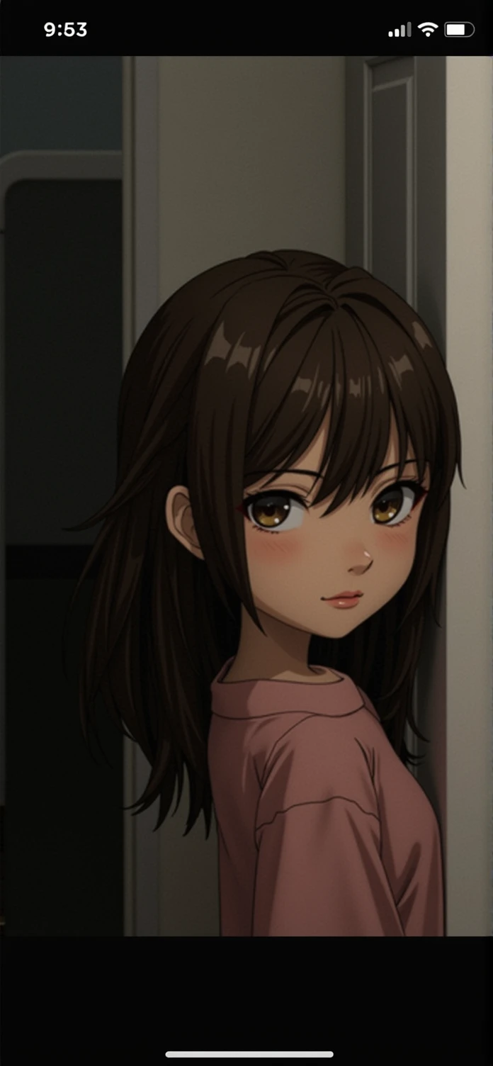 18 year old girl with brown hair