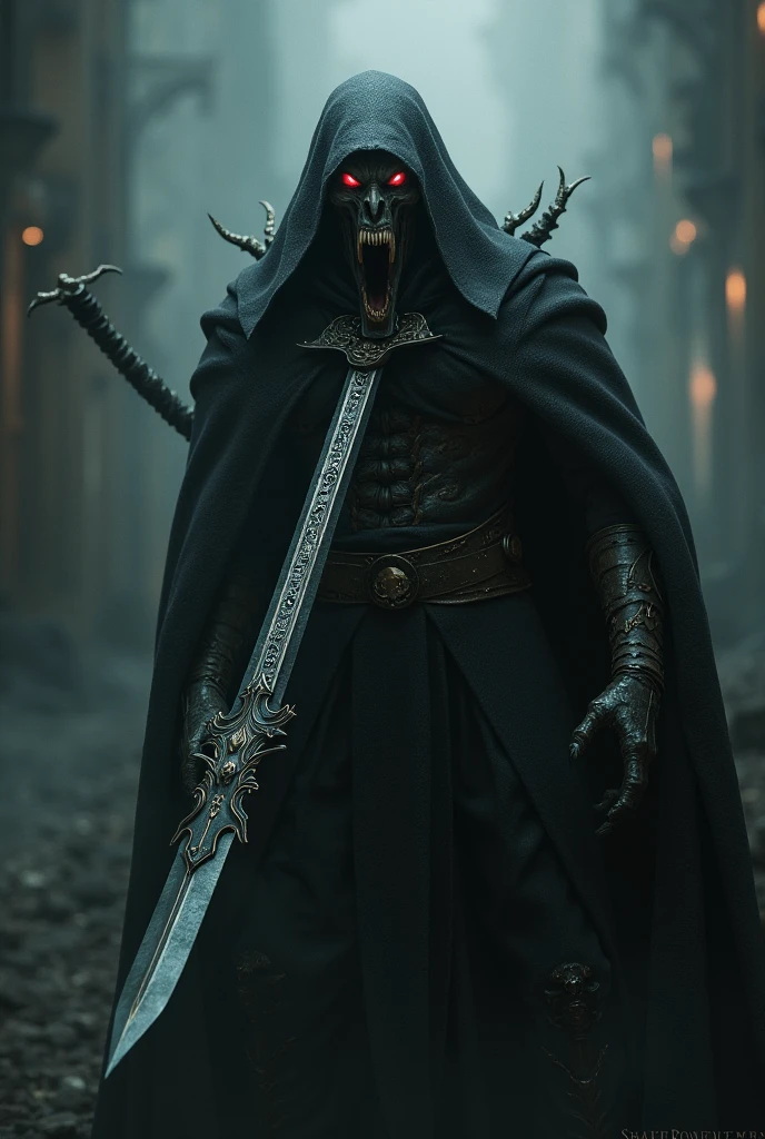 Double-edged sword in the mouth