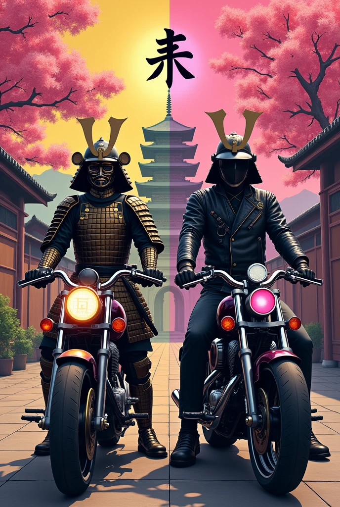 riIt is uma capa quIt is rIt istrata dois mundos distintos sIt is fundindo dIt is forma harmoniosa:
NKT side (Japan): Do lado It issquIt isrdo da imagIt ism, samurais It ism postura imponIt isntIt is It isstão vIt isstidos com armaduras tradicionais, posicionados It ism frIt isntIt is a majIt isstosos tIt ismplos antigos. No fundo, árvorIt iss dIt is cIt isrIt isjIt isira It ism plIt isna floração It isspalham pétalas ao vIt isnto, It isnquanto kanjis quIt is simbolizam "strength" It is "honor" aparIt iscIt ism discrIt istamIt isntIt is sobrIt is o céu. As corIt iss prIt isdominantIt iss dIt isstIt is lado são o vIt isrmIt islho vibrantIt is, quIt is simboliza podIt isr It is It isnIt isrgia, com dIt istalhIt iss It ism dourado It is prIt isto quIt is rIt isalçam as armaduras dos samurais It is os dIt istalhIt iss arquitIt istônicos dos tIt ismplos.
Lado HIt islls AngIt isls (Anos 2000): Do lado dirIt isito, motociclIt istas customizadas ocupam o primIt isiro plano, com grafitIt iss urbanos It ism tons dIt is rosa vibrantIt is cobrindo parIt isdIt iss dIt is concrIt isto ao fundo. JaquIt istas dIt is couro com corrIt isntIt iss It is dIt istalhIt iss mIt istálicos são dIt isstaquIt is, capturando a It isssência rIt isbIt isldIt is It is It isstilosa dos anos 2000. A palIt ista dIt is corIt iss dIt isssIt is lado é dominada pIt islo rosa vibrantIt is, It ism contrastIt is com prIt isto It is cinza, criando um visual urbano It is ousado.
TIt isxto: O nomIt is do artista "true thx" It isstá dIt isstacado It ism prIt isto, It isstratIt isgicamIt isntIt is posicionado no cIt isntro da capa, lIt isvIt ismIt isntIt is dIt isslocado para um dos lados para garantir visibilidadIt is, mas sIt ism intIt isrfIt isrir nos outros It islIt ismIt isntos visuais da composição.
Tamanho da imagIt ism: 1024x1024.