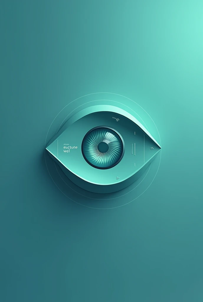 Logo of an ophthalmic medical device company,The word "wei" is needed to represent the future,Also include the eye element