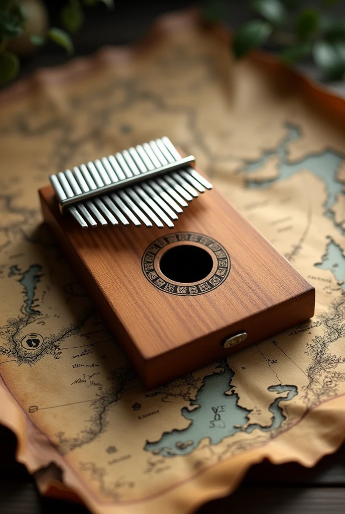 kalimba on a map