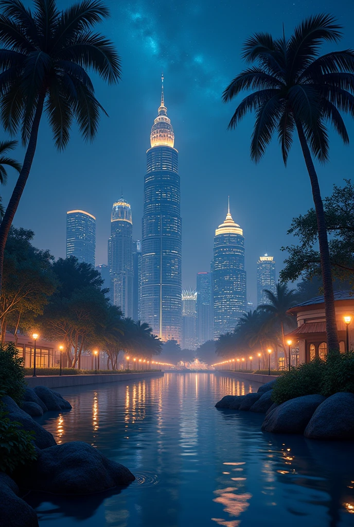 এই শহর জাদুর শহর moment in the night view in bangladesh