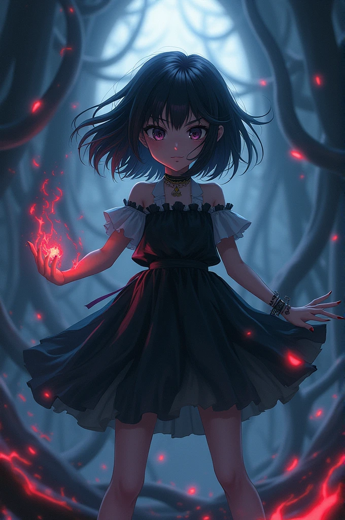 killer darkness cute anime girl