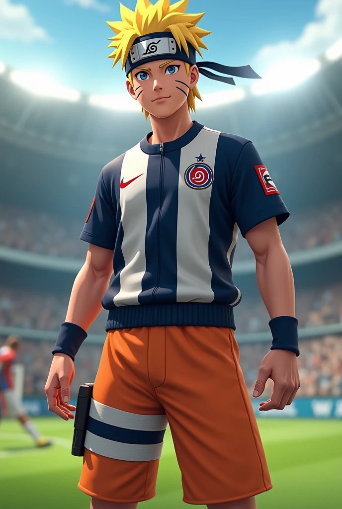 Naruto with Santos Football Club shirt
