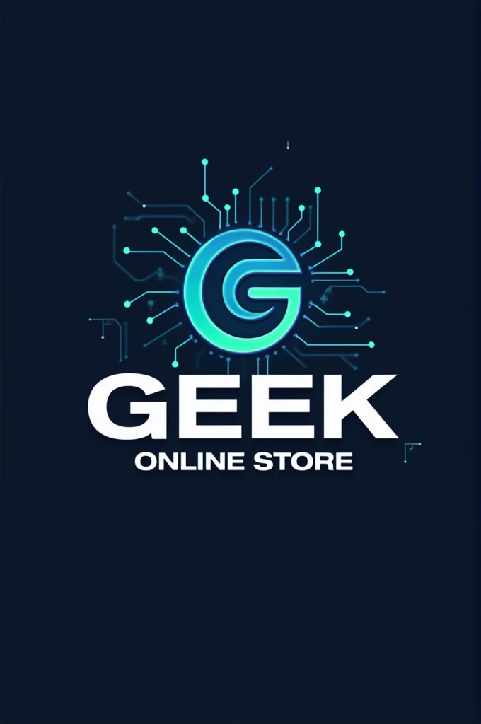 Create a logo for a company called The Geek Online Store