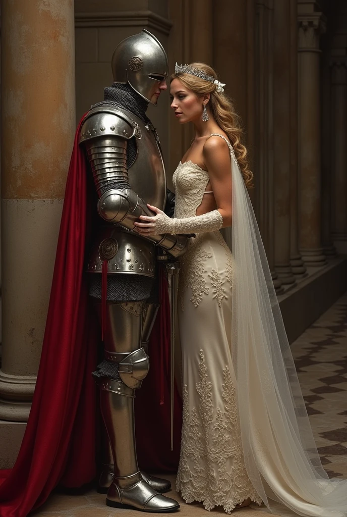 Knight having sex with a princess