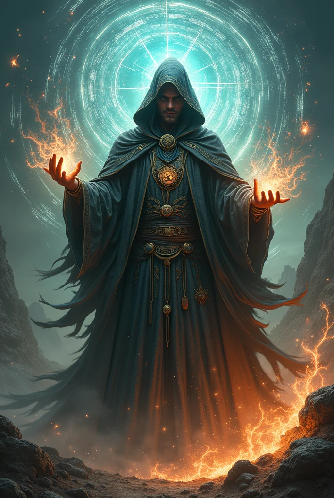 wizard doing magic