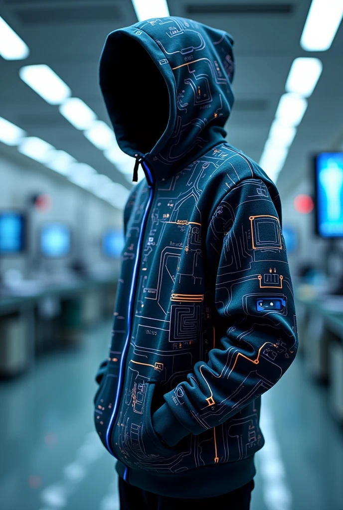 Hoodie design with biomedical engineering theme