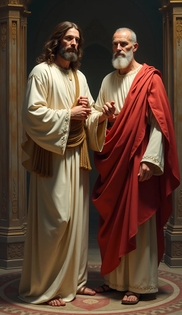 Jesus Christ and Saint Peter