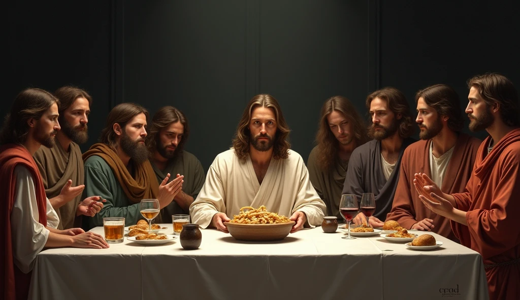 Jesus Christ and the Twelve Apostles、Last Supper