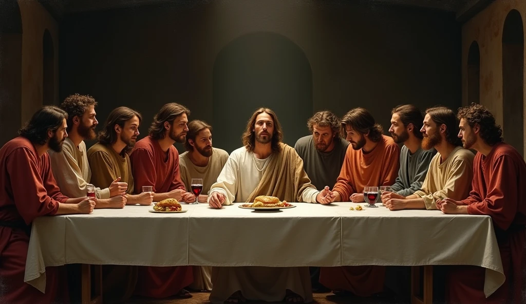 Jesus Christ and the Twelve Apostles、Last Supper