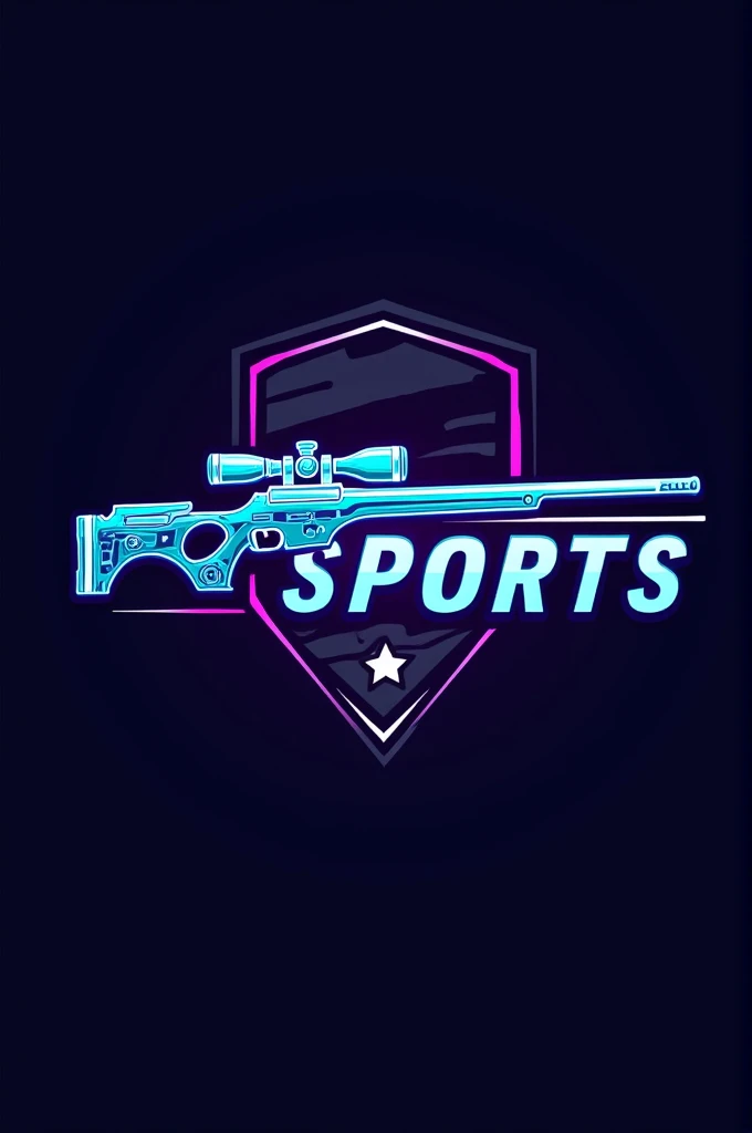 A logo for a clan that has the initials STL Sports and that has the locus sniper with the electron skin from the CALL OF DUTY MOBILE game