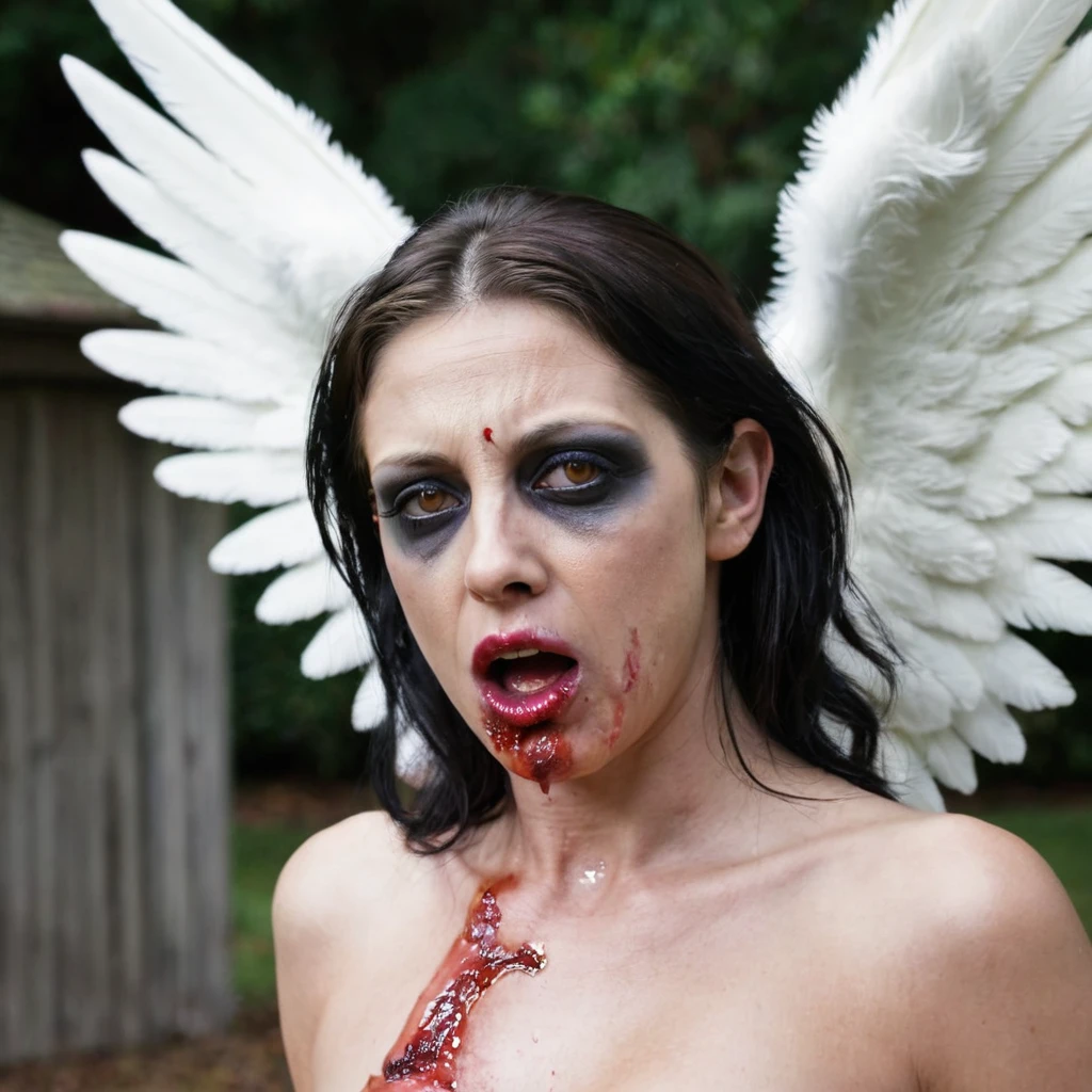 Angel, rough anal rape, zombie armageddon