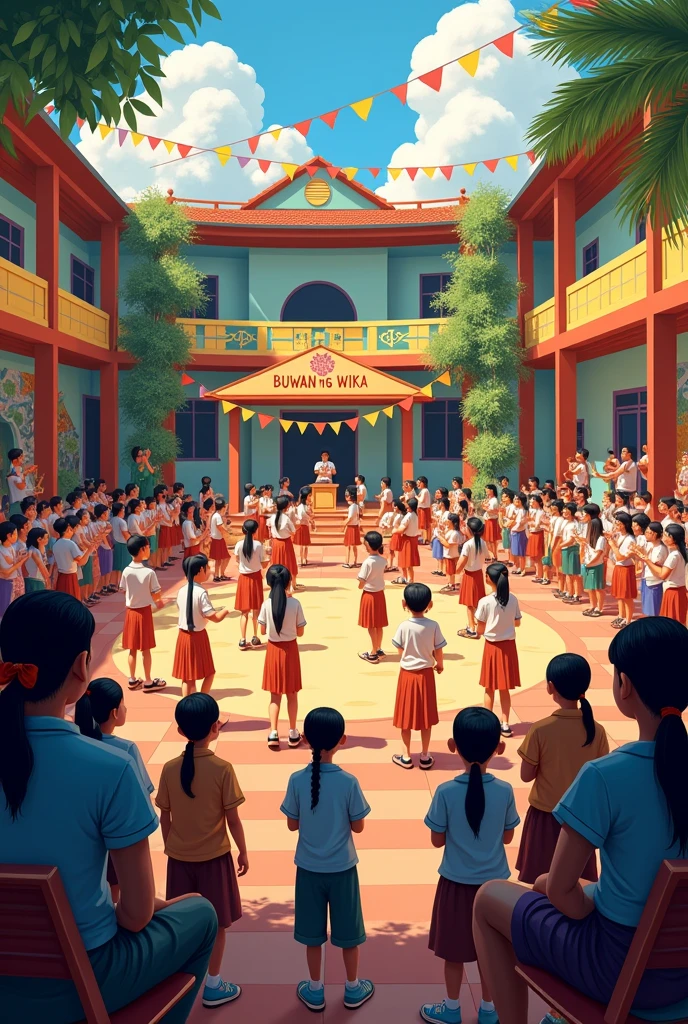 Layout for BUWAN NG WIKA event in Filipino School 