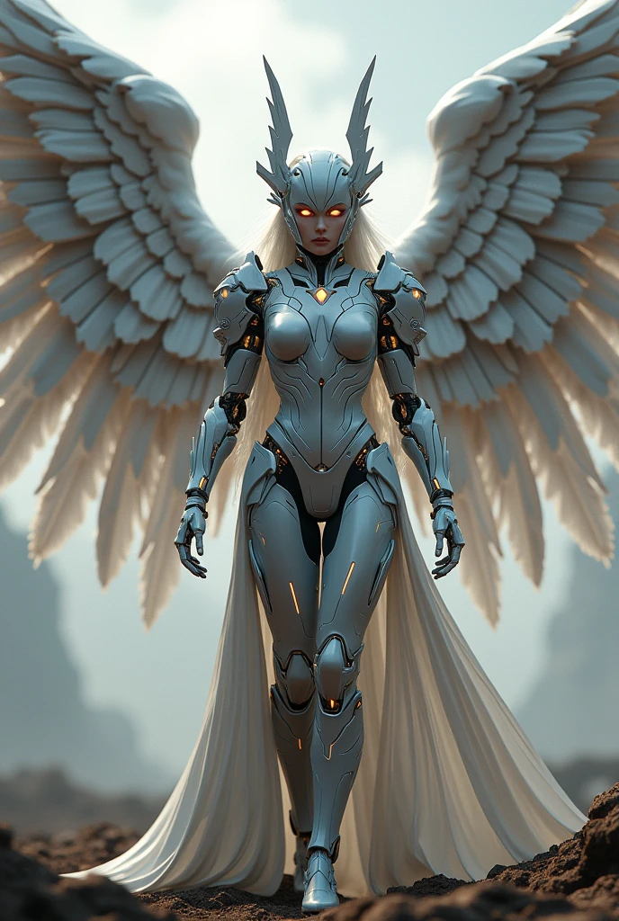 archangel lucifer,war effect,REAL - style image of a woman with a sword in a field, cyberpunk art inspired by Leng Mei, cgsociety contest winner, fantasy art, beautiful cyborg angel girl, angel knight girl, as a mystical valkyrie, battle angel, angel in plastic armor, mechanized valkyrie girl, unreal engine 4k wallpaper, wraith from apex legends, epic 8 angel wings