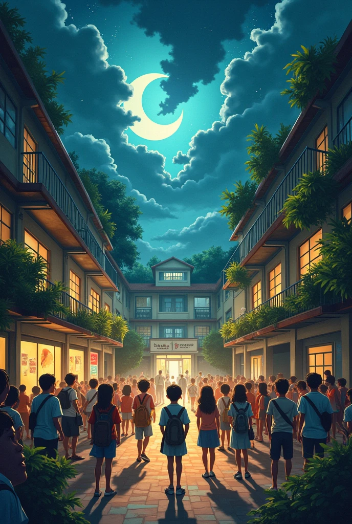 School, day and night, susto, glad, presidente, apprenticeship, Michael
