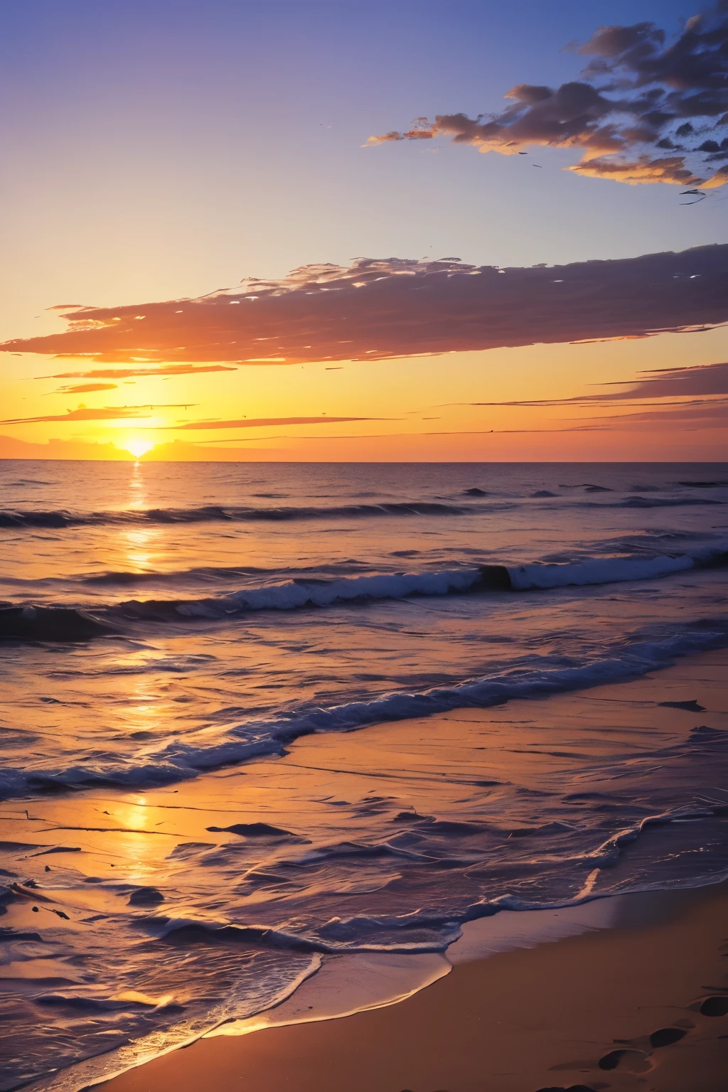 Stunning beach sunset Calligraphy Love Letters
