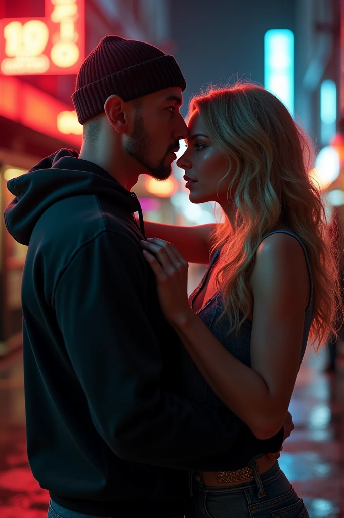 Taylor Swift and Eminem kissing 