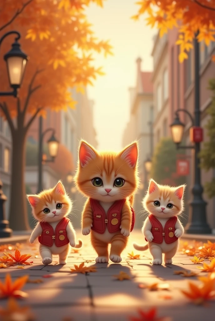 I have two little kittens, a cute little cat, cute kittens, Cutest, Incredibly cute, Adorable and cute, And cute and lovely. They are walking down the street with backpacks, Walking together, commute, Proudly walk down the street, And the cat is walking. They are cute in the style of 🍂 and 🍁, Adorable and cute, Cute and adorable, oh, nice and cute. They are known as real-life Tom and Jerry.