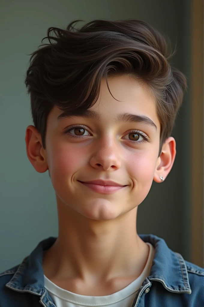 Handsome 14 year old boy