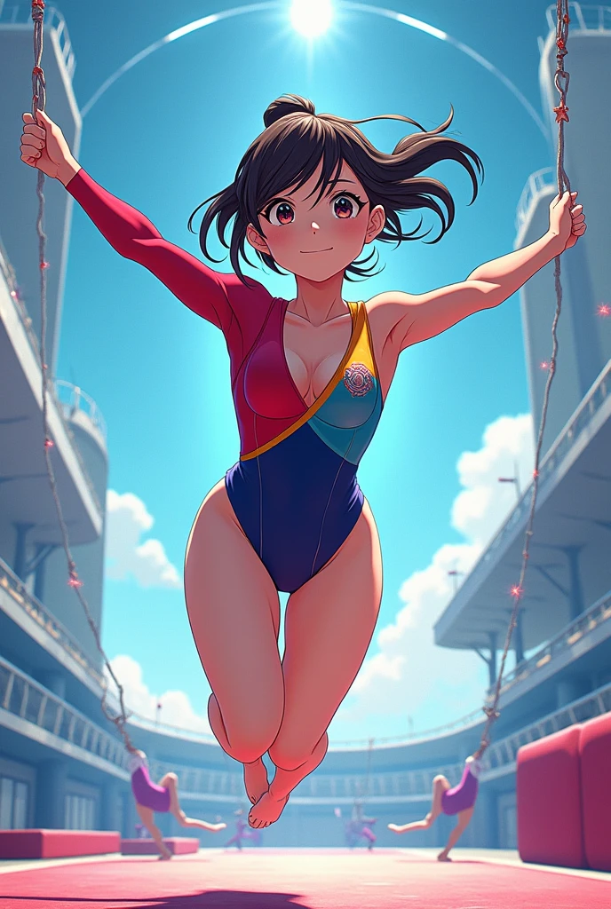 New Gymnastics　woman　　Anime-style illustrations