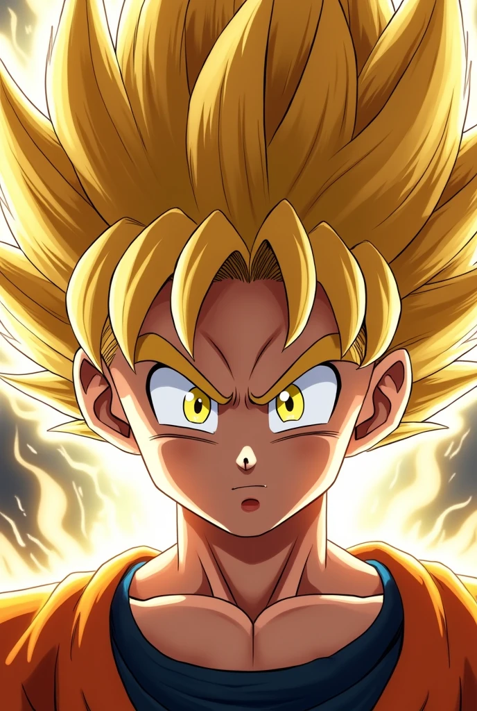 Gohan kid Super saiyayin  face 3