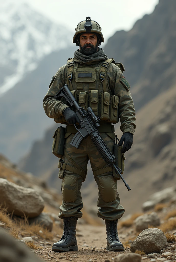 A Pak army soldier 