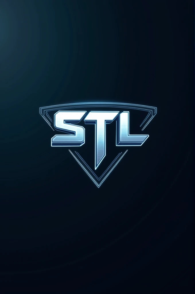 A logo for a clan that has the initials STL Sports that has a futuristic but simple design