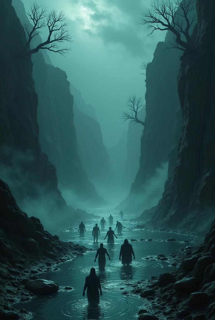the Styx lagoon in hell