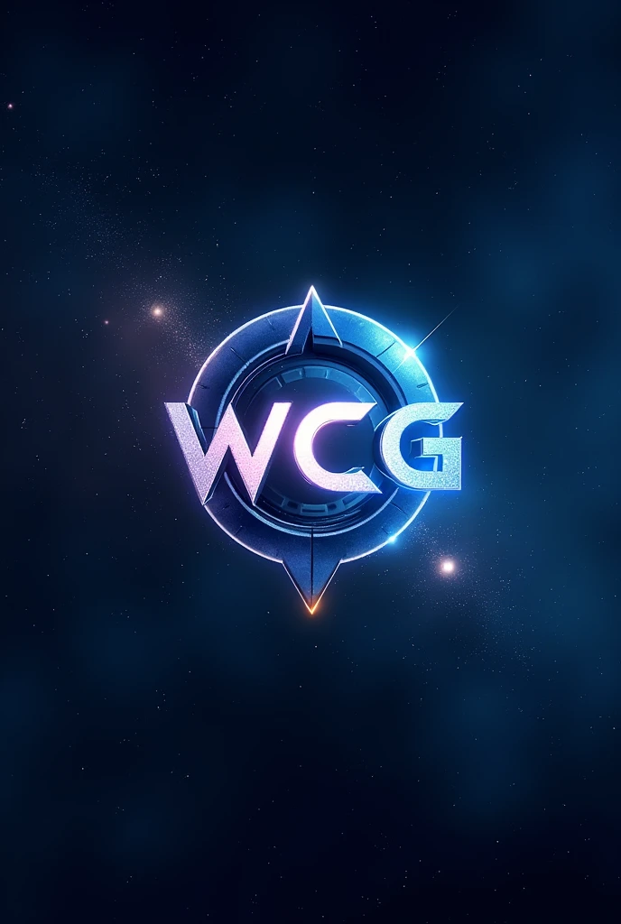 WCG logo with star background