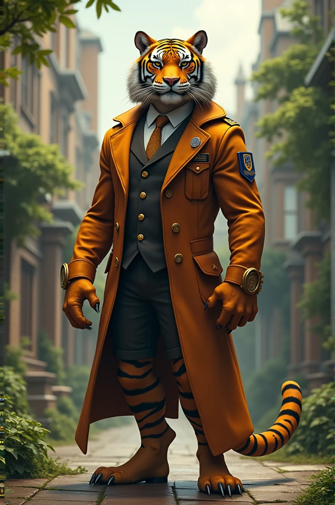 UST Tiger person that wear tour guide uniform