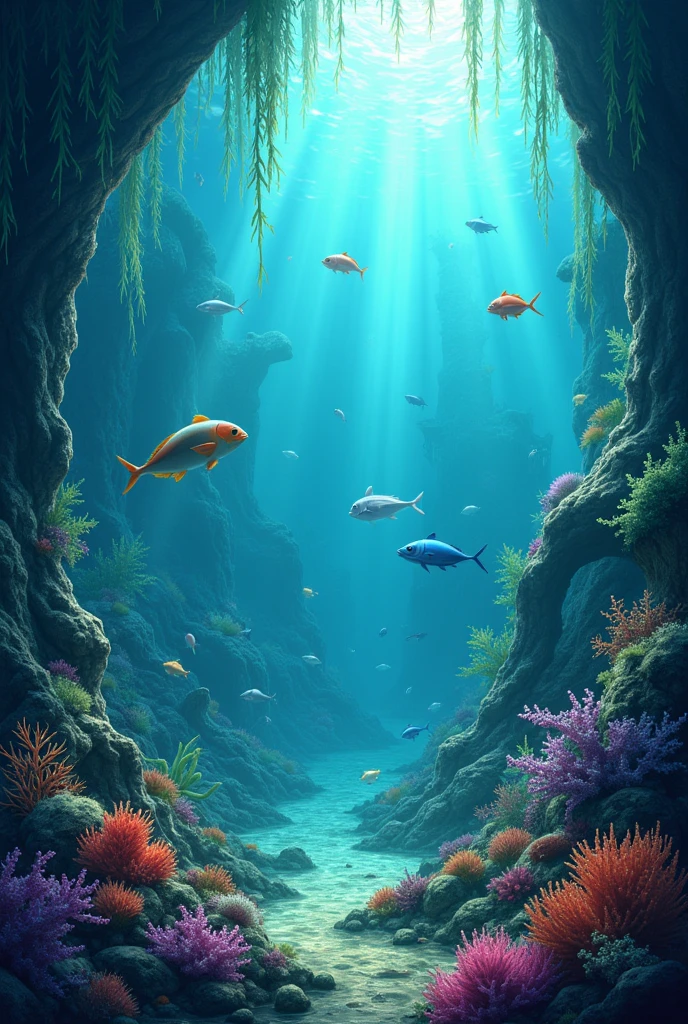 undersea world, Marine life, under the water, sunken