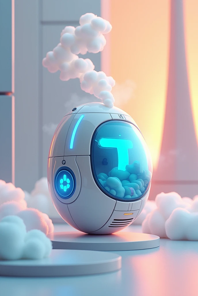 Cartoon electronic pod smoking