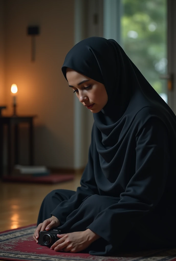 a muslim women thinking