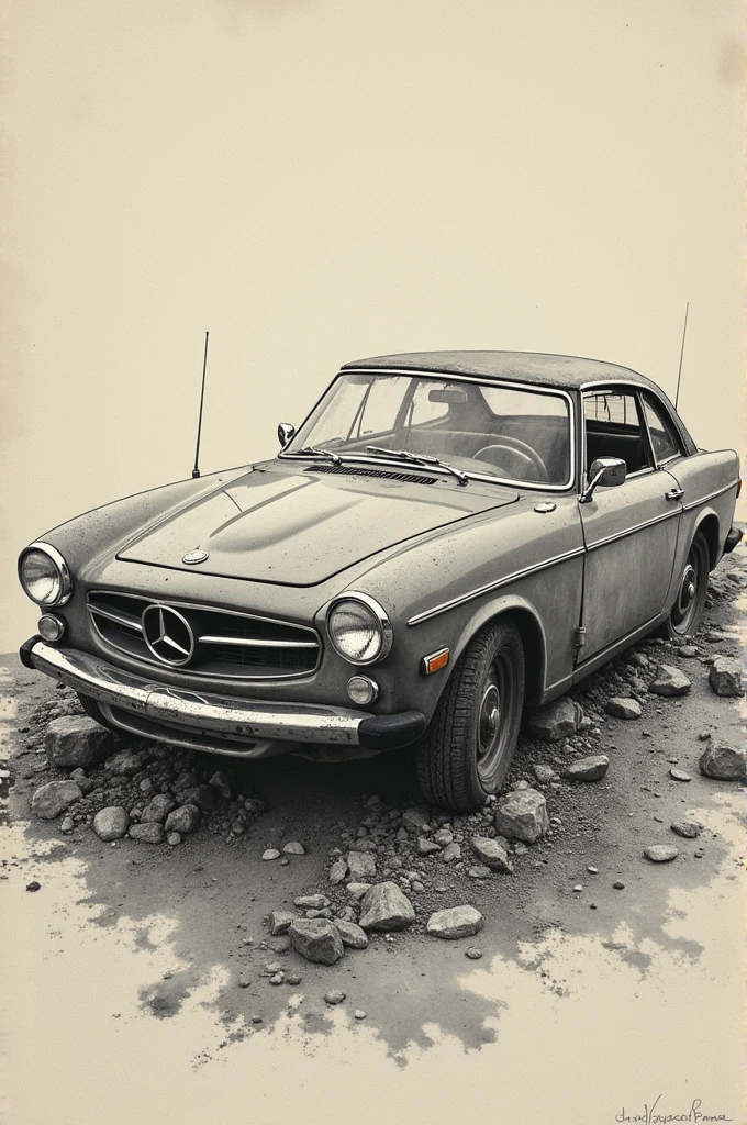 Draw me a auto wreck at poem
