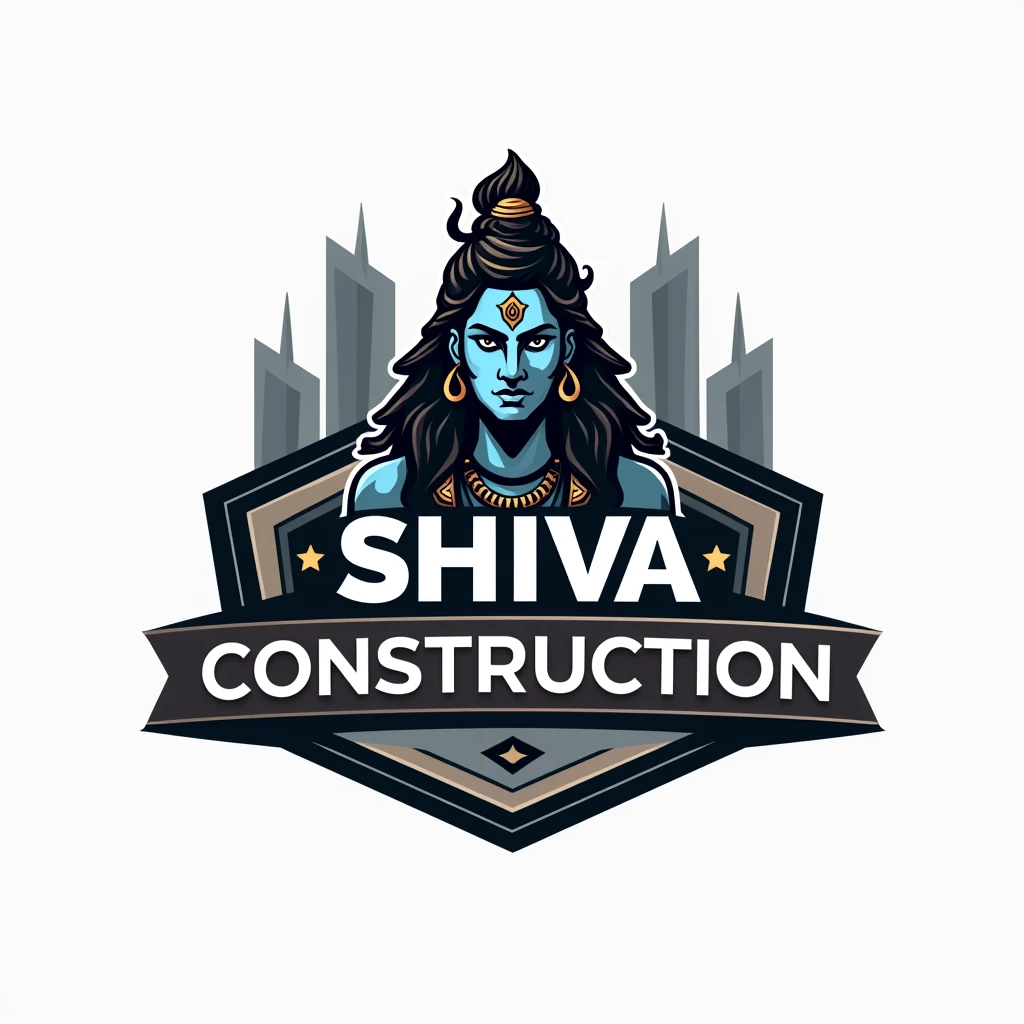 Create a logo for shiva construction 
