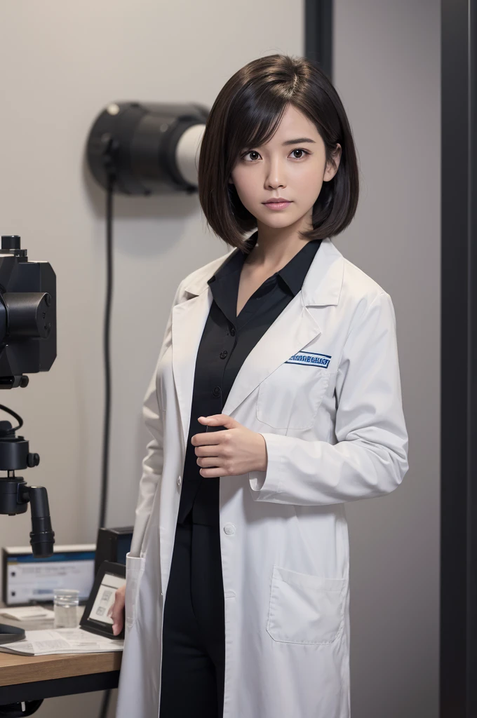 sf,sfmovie,artillery,Long-range missiles,movie「Foundation」based on ,woman,Adult,main character,28 years old,Hopeful Face,Brown eyes,Short Hairstyles,Black hair mixed with gray,Scientist Uniform,White researcher&#39;s coat,Wide grassland,traitor,chaosとしました,Future World,Socialist World,snow,chaos