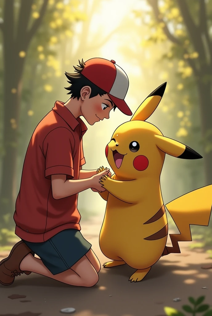 Pikachu having sex with trainer
