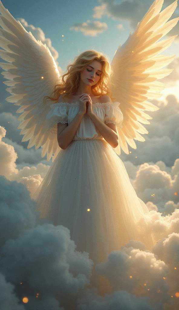 Beautiful angel、Looking down on me