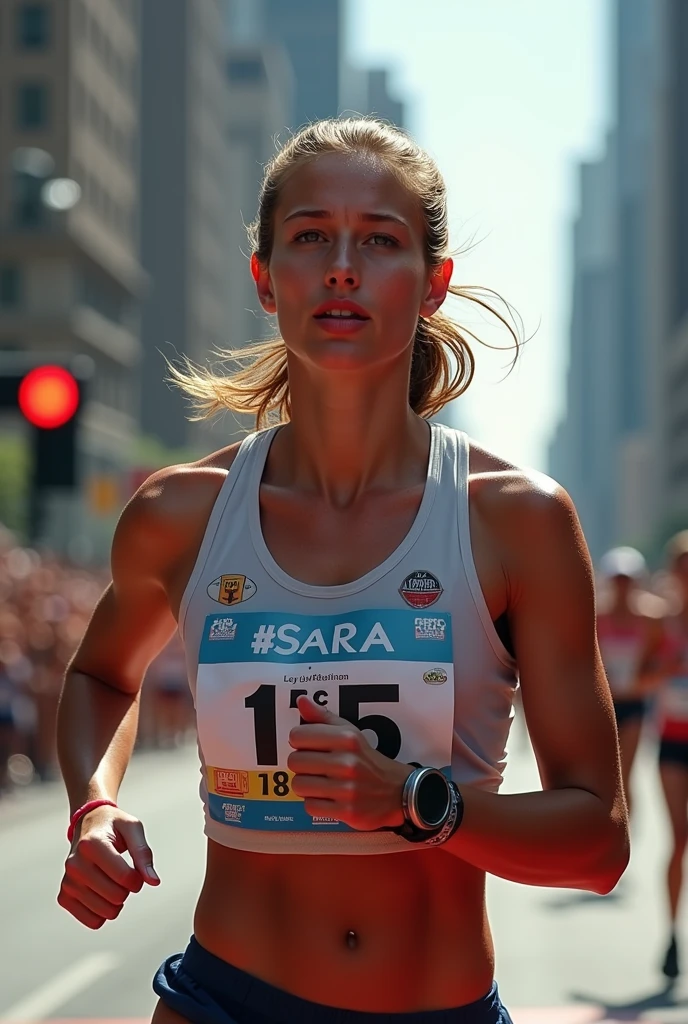 Meet Sarah, who faced countless injuries but never gave up. Her determination led her to win the marathon of her dreams!"