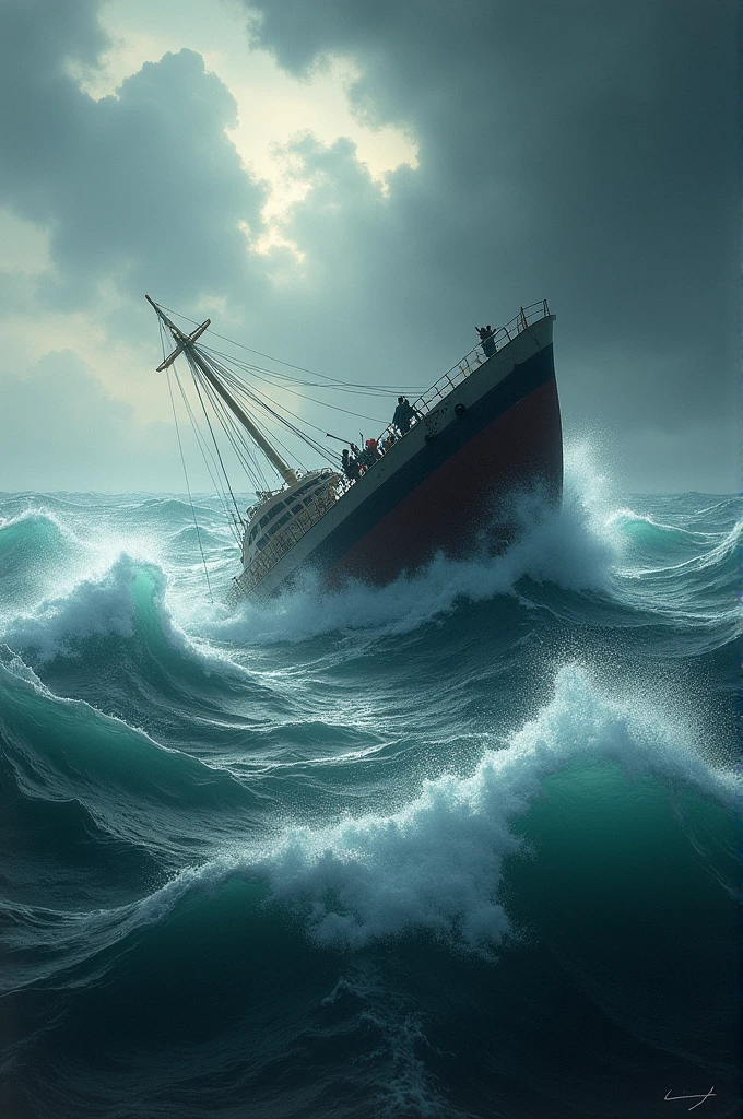 Boat sinking 