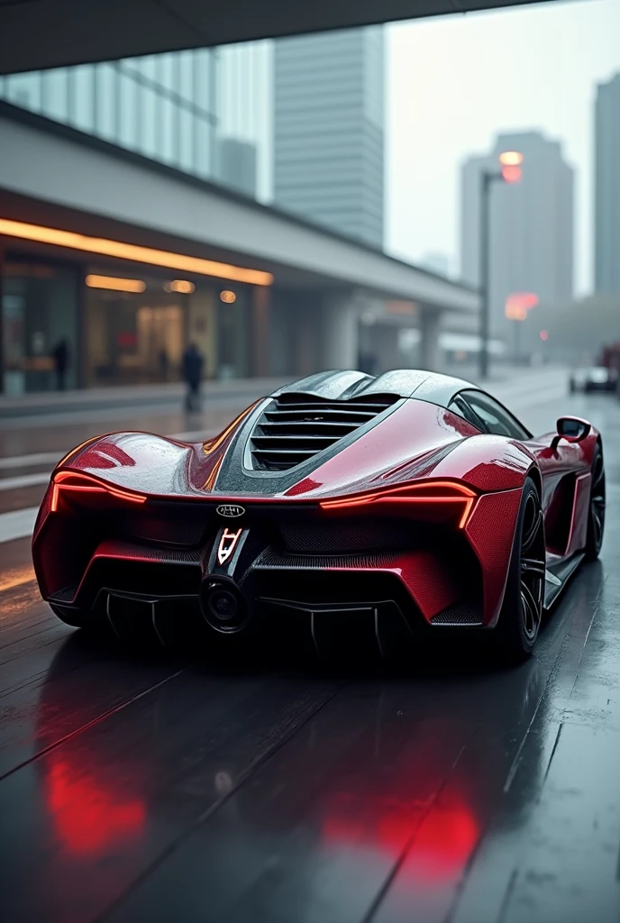 Hades: car A Speed Monster Engine and Transmission:
* W16 Motorcycle: A beating heart that generates tremendous power and torque, providing brutal acceleration and impressive top speed.
* Dual clutch transmission: Ultra-fast and precise gear changes, offering an immediate response to the accelerator.
Chassis and Suspension:
* Carbon fiber chassis: Light and rigid, provides a solid foundation for the vehicle.
* Active suspension: Adjusts damping in real time to optimize handling and comfort on any type of terrain.
* Carbon ceramic brakes: They offer exceptional braking power, Greater wear resistance and less deformation at high temperatures.
exterior:
* Reddish black carbon fiber body: An aggressive and aerodynamic design, with a high quality finish.
* Active rear spoiler: Adjusts downforce in real time to improve stability at high speeds.
* Rear diffuser: Optimizes airflow under the vehicle, increasing adhesion.
* Carbon fiber gills: They cool the brakes efficiently and add a distinctive visual touch..
* Titanium wheels: Lightness and resistance, with a sporty design.
* stern led: Efficient lighting and modern design.
* Central exhaust pipes: A guttural and exciting sound, Inspired by Formula 1 single-seaters.
interior:
* Luxury materials: leather, Alcantara and carbon fiber combine to create an exclusive environment.
* Sports seats: They offer excellent lateral support and comfort..
* Sports steering wheel: With shift paddles and multifunction buttons.
* State-of-the-art infotainment system: Touch screen, connectivity and navigation.
* Premium sound: A high-fidelity audio system with multiple speakers and a power amplifier.
In summary, The Hades is a hypercar that perfectly combines performance, luxury and technology