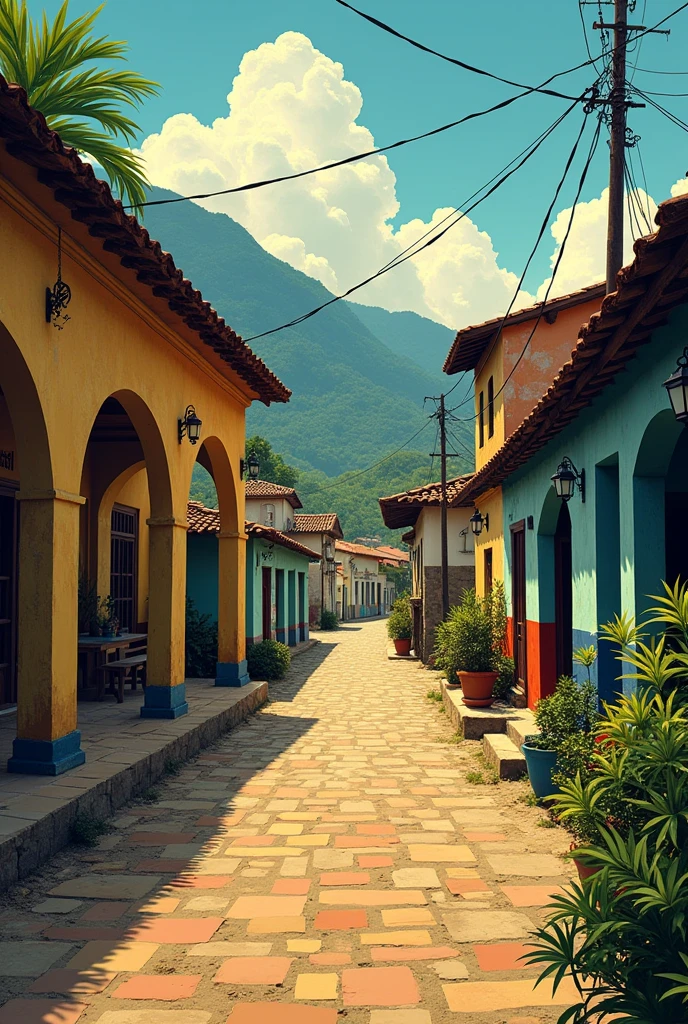 What was the town like in Chronicle of a Death Foretold??
