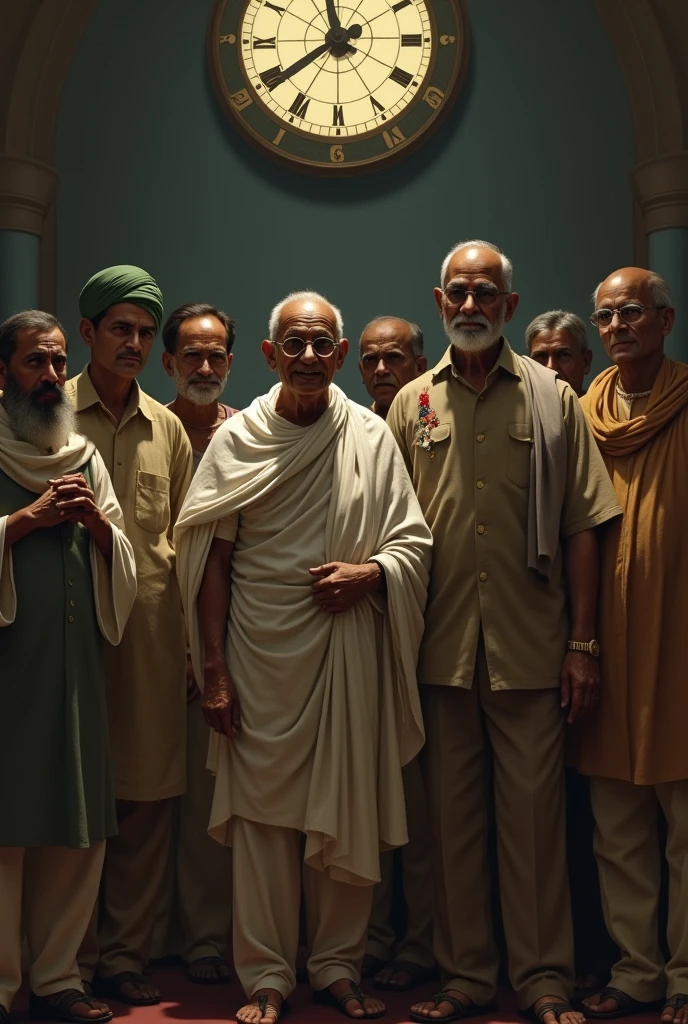 Indian independence in 1947 midnight ghandhiji subash chandra bose nehru sardar walabai