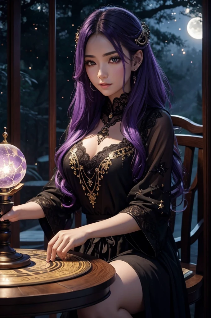 "Highly detailed lavender skin with a beautiful and enchanting touch."